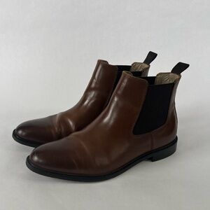 Banana Republic | Brown Leather Chelsea Boots | Men’s 9.5 | Made in Italy